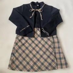 【最終値下げ】ミキハウス　ワンピース　ボレロ　アンサンブル