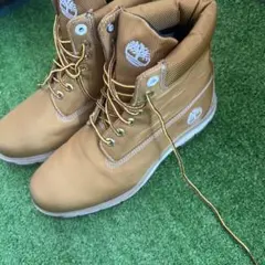 ほぼ新品 Timberland ワークブーツ 金プレート 金具ロゴ 29cm - メルカリ