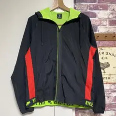 NIKE ナイロンジャケット 黒 メンズ S 春秋 薄手 ウィンドブレーカー