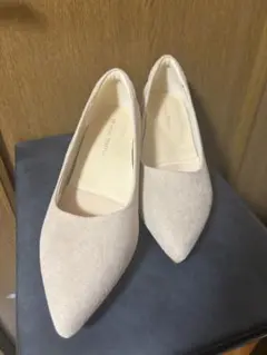 【未使用】オリエンタルトラフィック　跳べるパンプス　ミドルヒール　ベージュ