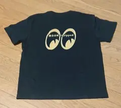 お*!様 MOONEYES ブラック Tシャツ バックプリント