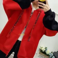 ??特価??パーカー　カラー　BF　オルチャン 新品　ulzzang　人気uM