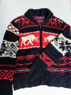 Polo Ralph Lauren 　カウチンセーター　Lサイズ　ラルフローレン