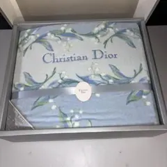 Christian Dior タオルケット 綿100% 140×190cm