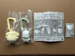 未使用新品 サンリオ カラフルカラビナマスコットチャーム プリン ポチャッコ