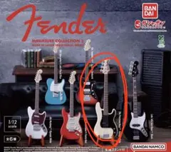 Fender ミニチュアギター ホワイト 1/12