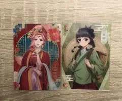 薬屋のひとりごと　 カード　クリアカード 玉葉妃　猫猫