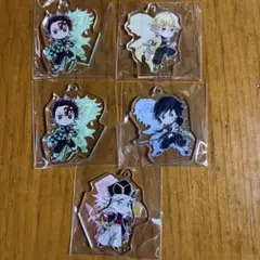 鬼滅の刃　一番くじ　アクリルチャーム　冨岡義勇　竈門炭治郎2個　童磨　我妻善逸