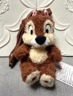 ディズニーランド チップとデール ショルダーバッグ ぬいぐるみ チップ