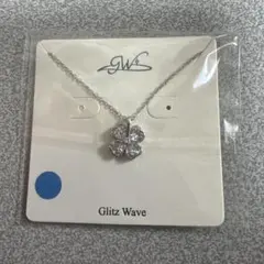 luludiy Glitz Wave ネックレス 四葉 シルバー