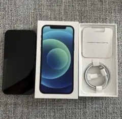 iPhone12 128GB SIMフリー青色 本体 充電ケーブル付き