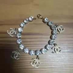 CHANEL シャネル　96P ヴィンテージ　ココマーク　ブレスレット　美品のサムネイル