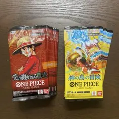 新品未開封】ワンピースカード 受け継がれる意志 神の島の冒険 各12