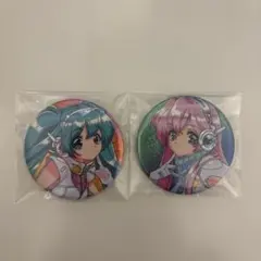 【匿名配送】初音ミク 流星乙女ギャラクティア 缶バッジ 巡音ルカ　マジミラ