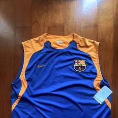 NIKE FCバルセロナ 07/08 ノースリーブ トレーニングシャツ タグ付き