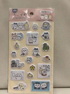 新品 ちいかわ ぷくっとシール シール ハチワレ うさぎ モモンガ