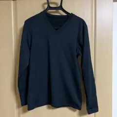 CLOSSHI Mサイズ ブラック Vネック長袖カットソー