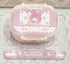 マイメロディ マイスウィートピアノ お弁当箱 カトラリー3点セット
