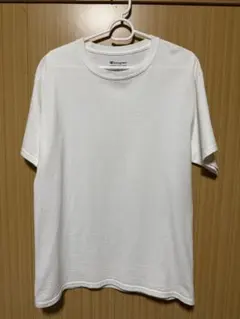 Champion 無地 白 Tシャツ