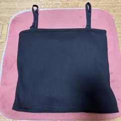 カップ付き キャミソール ブラック L