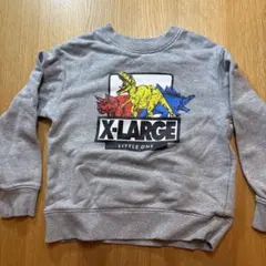 XLARGE 恐竜プリント トレーナー 120