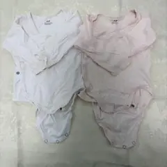 ロンパース　長袖肌着　２枚セット女の子　70
