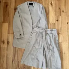 GREEN LABEL RELAXING ベージュセットアップ