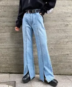 PAGEBOY ページボーイ　フロントスリットジーンズ　26Mのサムネイル