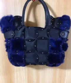 ジャマンピュエッシュ　レザー&ファーバッグ　新品未使用‼️