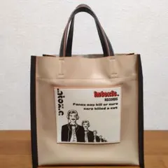 美品☆intoxic. RECORDS トートバッグ ベージュのサムネイル