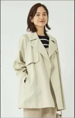 green label relaxing C/L ミドル トレンチ コート