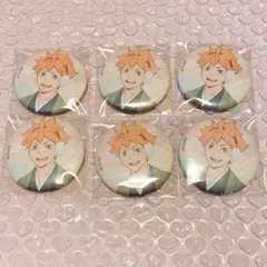 ハイキュー　和紙風トレーディング缶バッジ　日向翔陽