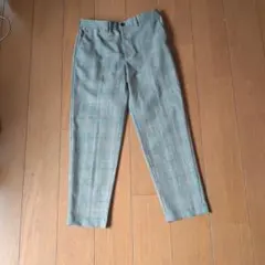 GU チェック柄 スラックス