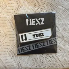 NEXZ ユウキ YUKI ネーム ピンバッチ シークレットメッセージキーリング