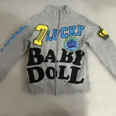 BABYDOLL ジップアップパーカー グレーのサムネイル