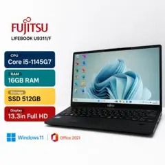 U9311/F 第11世代 i5 16GB 512GB オフィス 13.3FHD