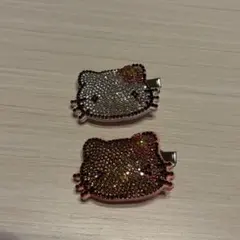 ハローキティ ギャルキティ ラインストーン ヘアクリップ 2種のサムネイル