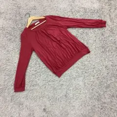 ✨NEW YORKER✨ニューヨーカー♡カットソー♡レッド系♡着回し抜群(M)