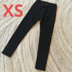 美品　ピエロ　Pierrot アンクル丈　スキニーデニムパンツ XS 黒スキニーのサムネイル