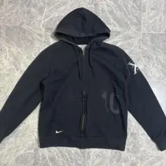 00s Y2K NIKE FC10ジップアップ パーカー裏起毛 ナイキ