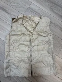 UNIQLO ULTRA LIGHT DOWN ダウンベスト S ベージュ