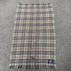 Burberrys マフラー 65cm×120cm グレー 刺繍ロゴのサムネイル
