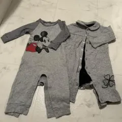 baby GAP Mickey Mouse ロンパース 80サイズ　2枚セット