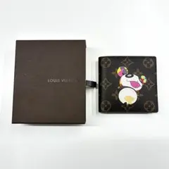 ◇LOUIS VUITTON　二つ折り財布　村上隆コラボ　モノグラム　管8718