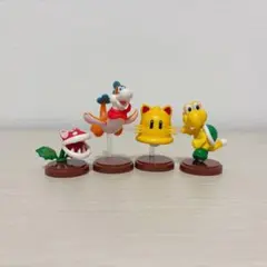 スーパーマリオ3Dワールド　フィギュア　4体セット（ギガベル他）