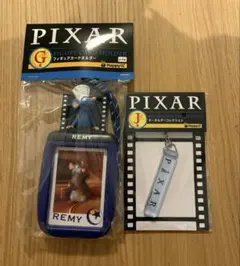 PIXAR レミー フィギュアカードホルダー キーホルダーセット　ハッピークジ