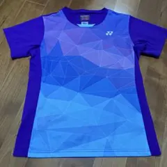 YONEX 幾何学模様 バドミントンシャツ Lサイズ