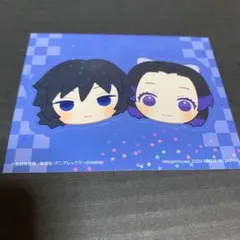 鬼滅の刃　キラキラビッグステッカー　義勇　しのぶ