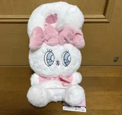ぽ*ぽ様 エスターバニー ホリデーマフラー BIG ぬいぐるみ　ホワイト