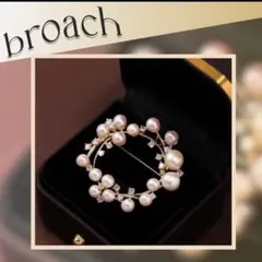 パール ブローチ